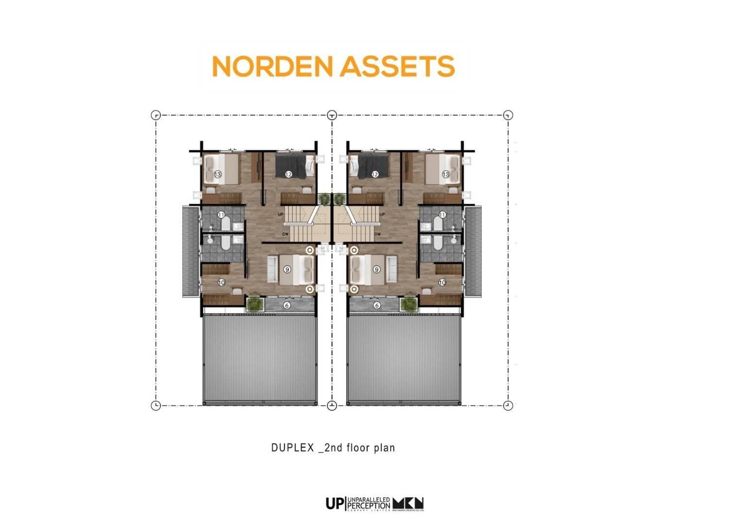 Twin house floor plan