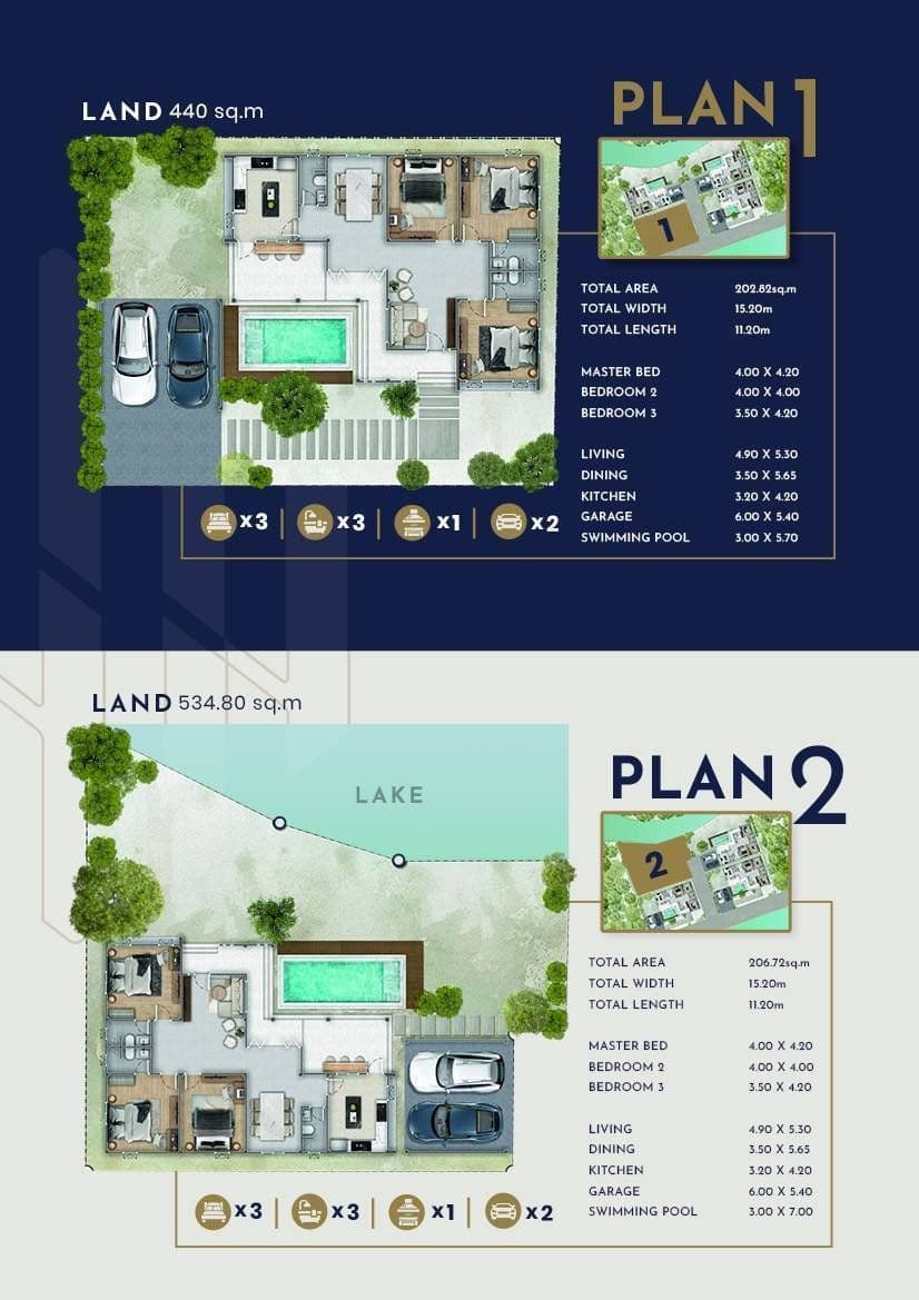 Pool Villa floor plan